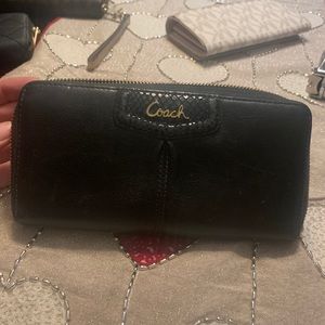 Black Coqch  Leather wallet